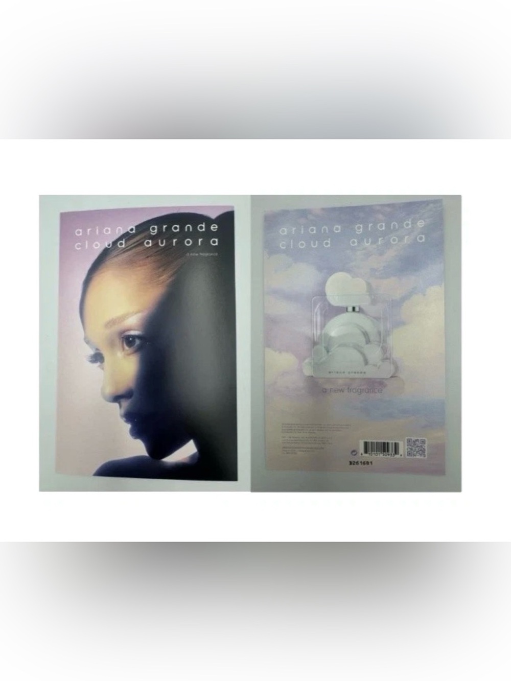 Ariana Grande Cloud Aurora Scented Promo Card Unpeeled Smell Sample New